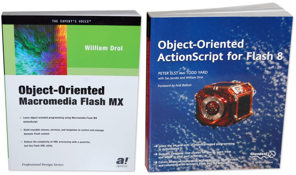 Object-Oriented Macromedia Flash MX and Object-Oriented Actionscript for Flash 8